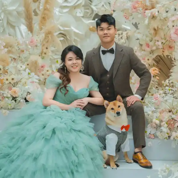 案例 婚宴 新人合照